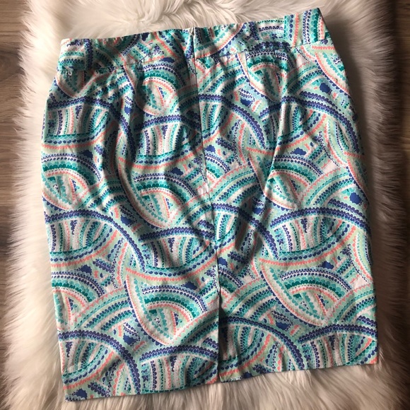 Lane Bryant Pencil Skirt Pastel Colors Size 18 - Picture 2 of 3